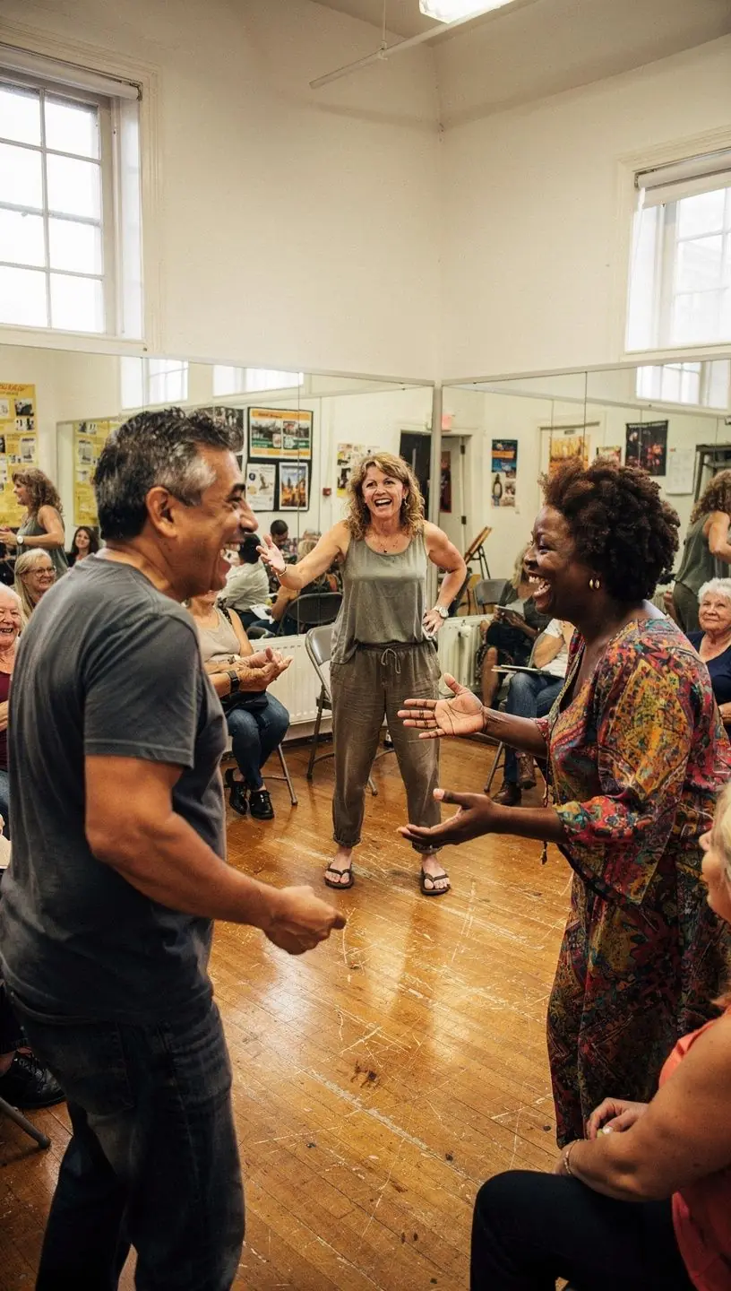 Community members engaging at a local event.